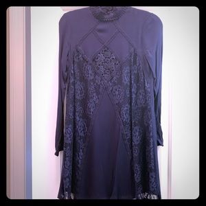 Blue lace Shift Dress